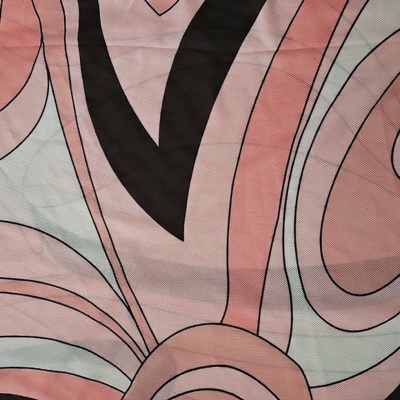 Retro Geometric Abstract Top - Picture 4 of 8